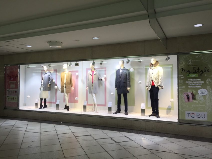 衣服店のマネキン