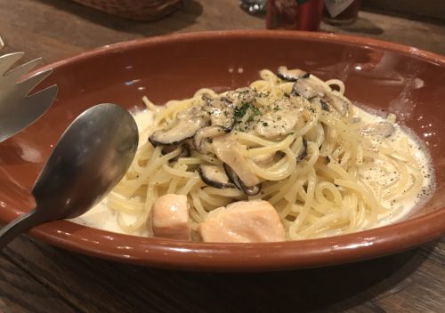 冷凍食品のパスタ