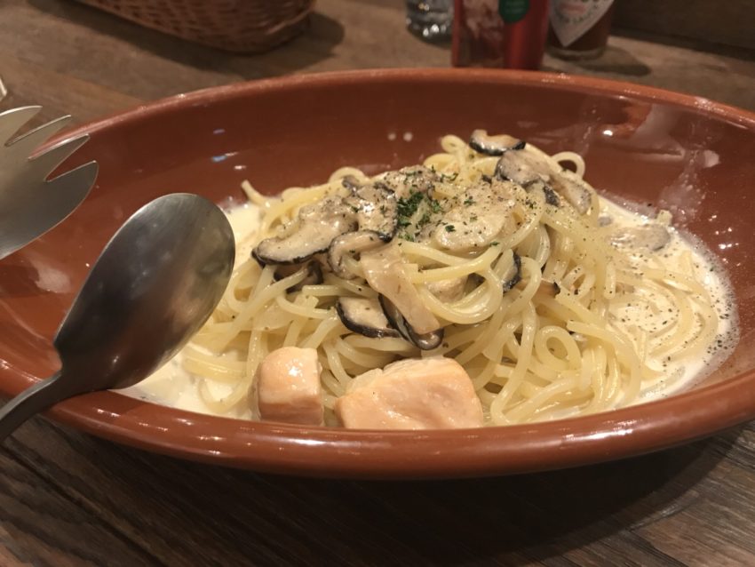 冷凍食品のパスタ